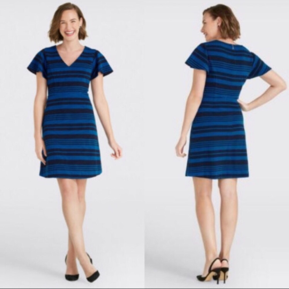 NWT Draper James Striped Knit Dress XS